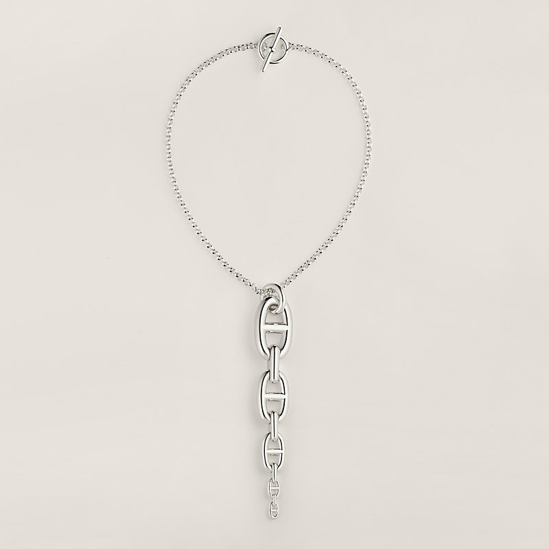 HERMES Pendentif Chaine d'Ancre Enchainee ネックレス Pendentif Chaîne d'ancre Enchaînée, très grand modèle